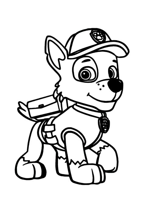 colorir patrulha canina - mochila patrulha canina